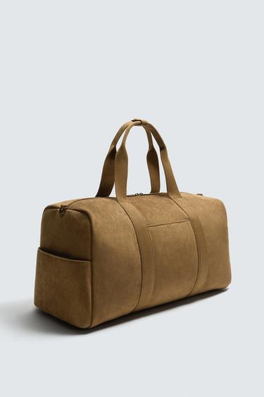 SAC DE VOYAGE LISSE - Marron sable de Zara - Image 3