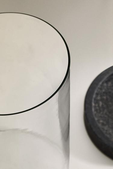 VASE LANTERNE EN VERRE - Noir de Zara - Image 2