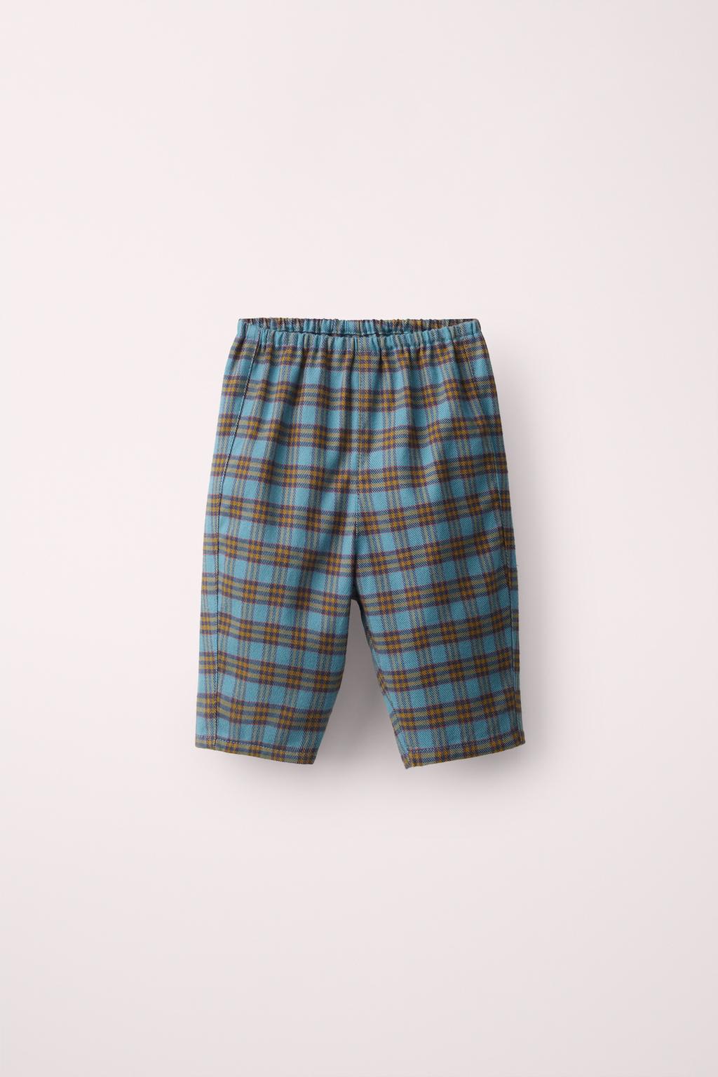 CREATED BY CARAMEL LONDON X ZARA CHECK BAGGY TROUSERS