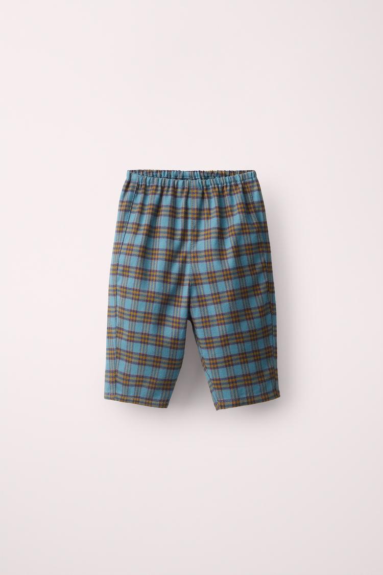Pantalón baggy cuadros created by caramel london x zara
