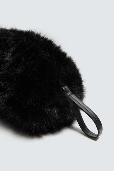 CLUTCH EFFET FOURRURE HARRY LAMBERT FOR ZARA X DISNEY - Noir de Zara - Image 2