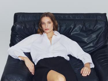 ZW COLLECTION POPLIN SHIRT — White 1