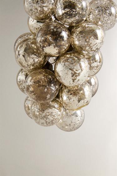 BUNCH CHRISTMAS TREE DECORATION - Silver by Zara - Image 3