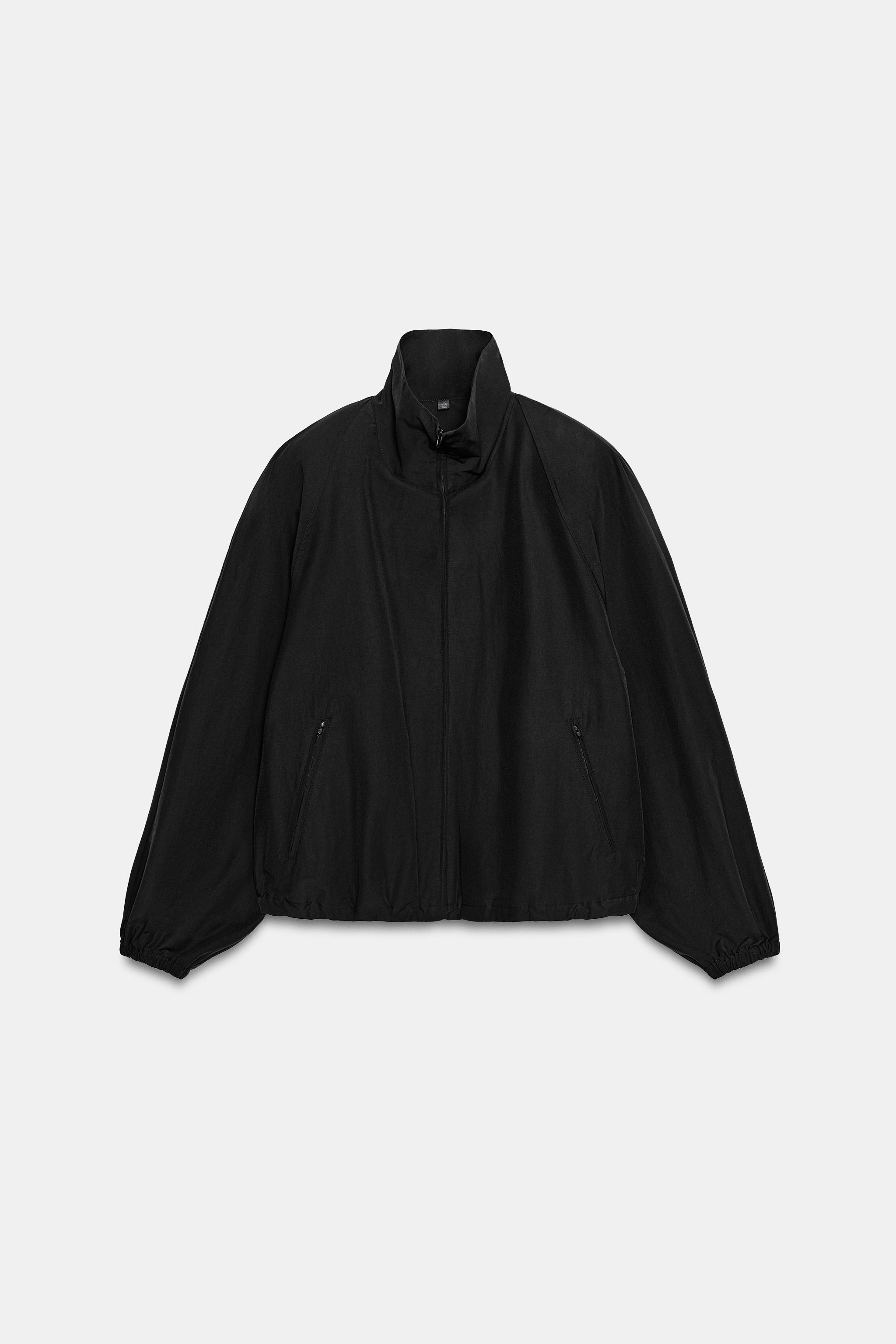 VESTE EN TISSU TECHNIQUE À ÉPAULIETTES