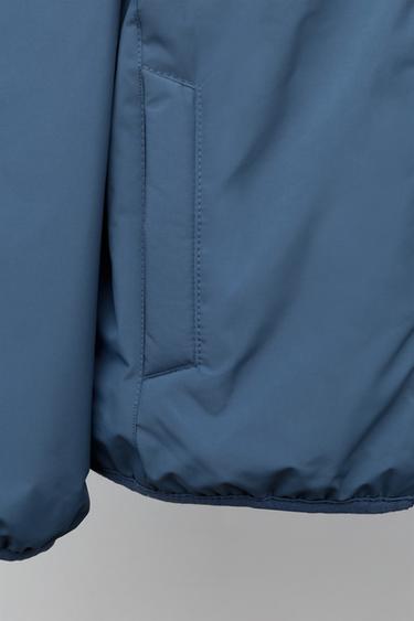 REVERSIBLE NYLON FLEECE JACKET - Navy blue by Zara - Image 6