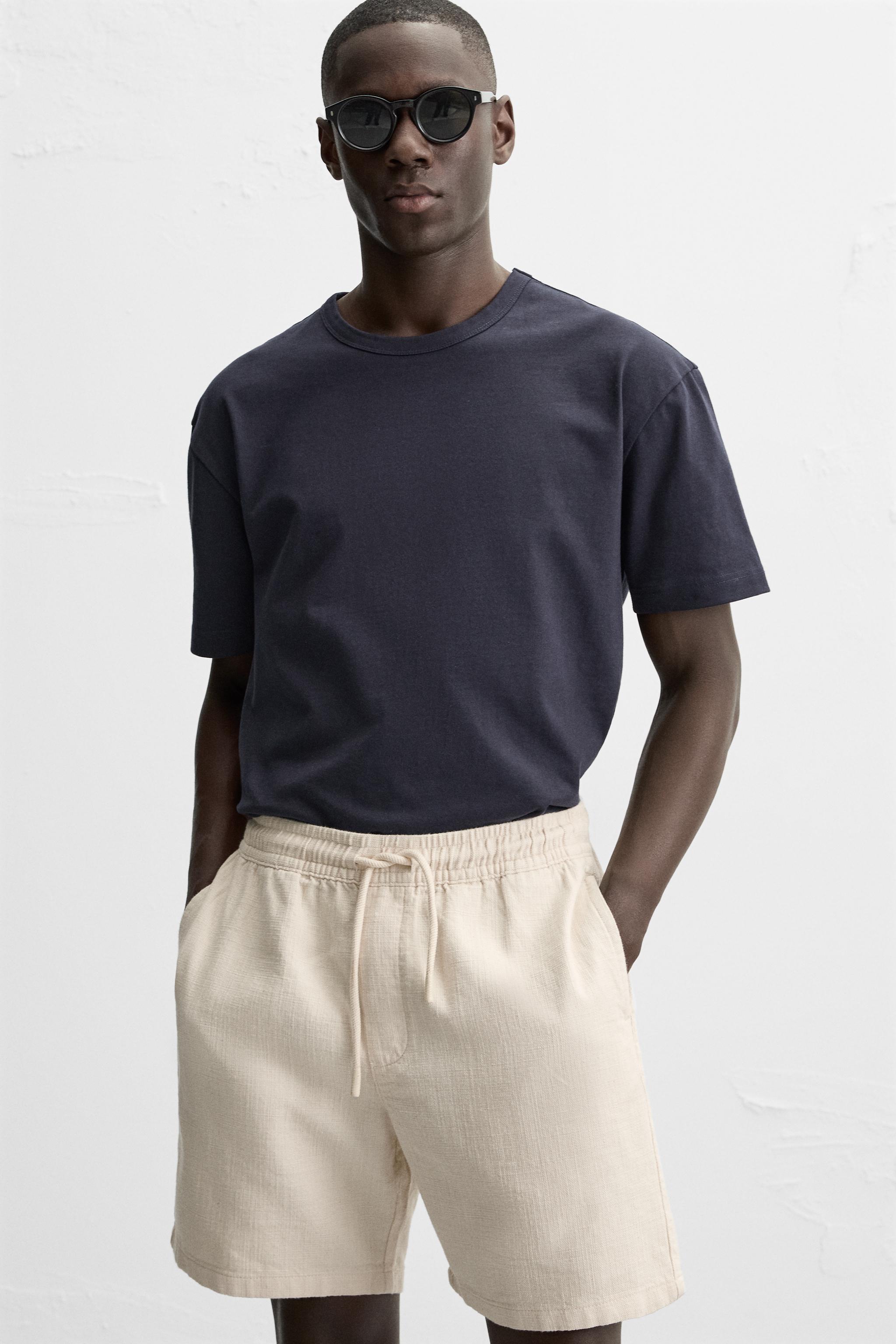 BERMUDA REGULAR FIT STRUCTURÉ