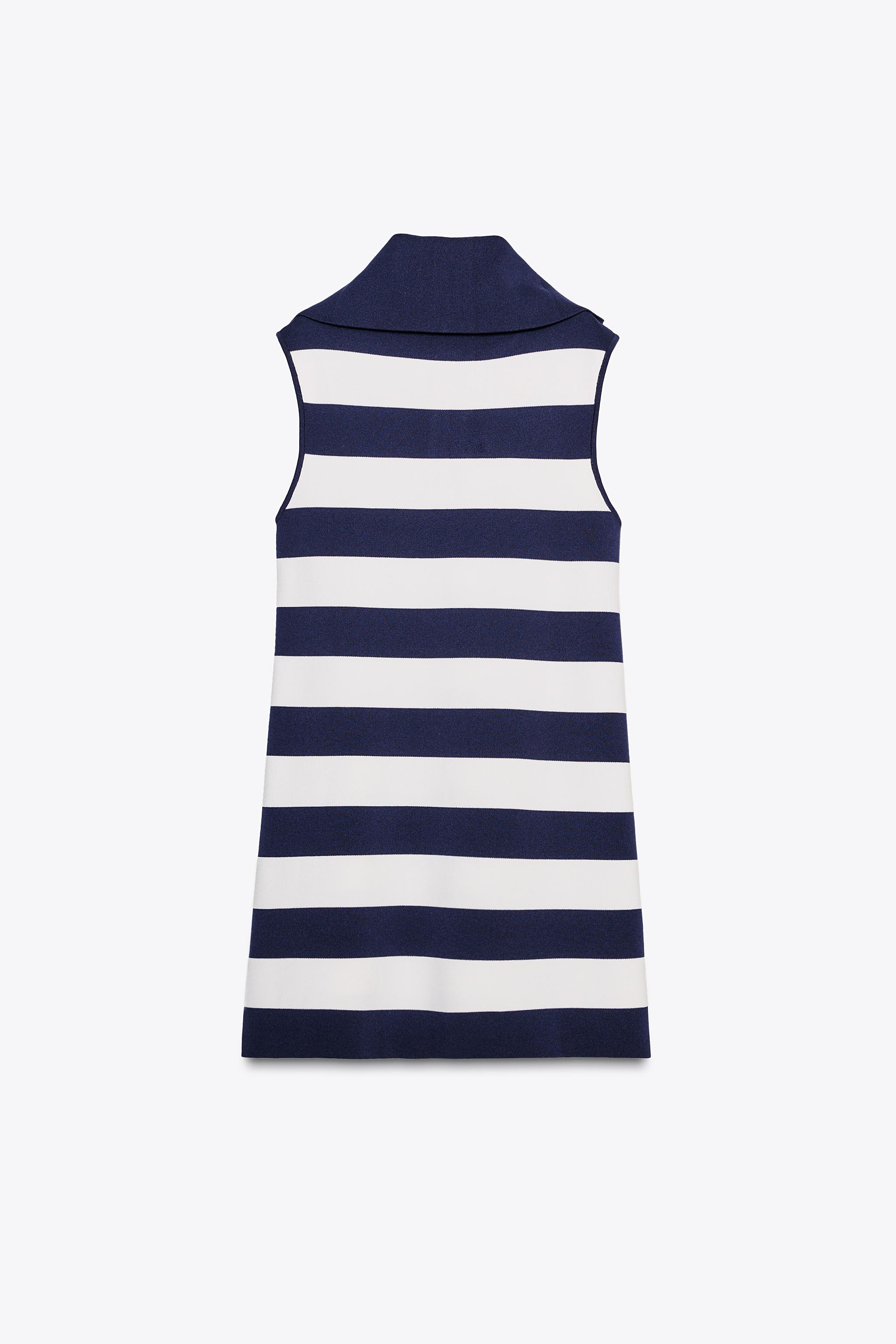 ZARA WOMAN NEW BELTED DRESS WITH RUFFLES OYSTER-WHITE 8342