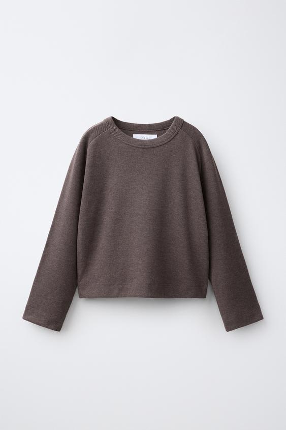 SOFT-TOUCH T-SHIRT - Brown by Zara - Image 0