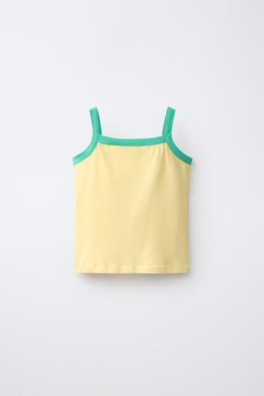 6-14 ANS/ PYJAMA HAWAI À RAYURES - Jaune de Zara - Image 2