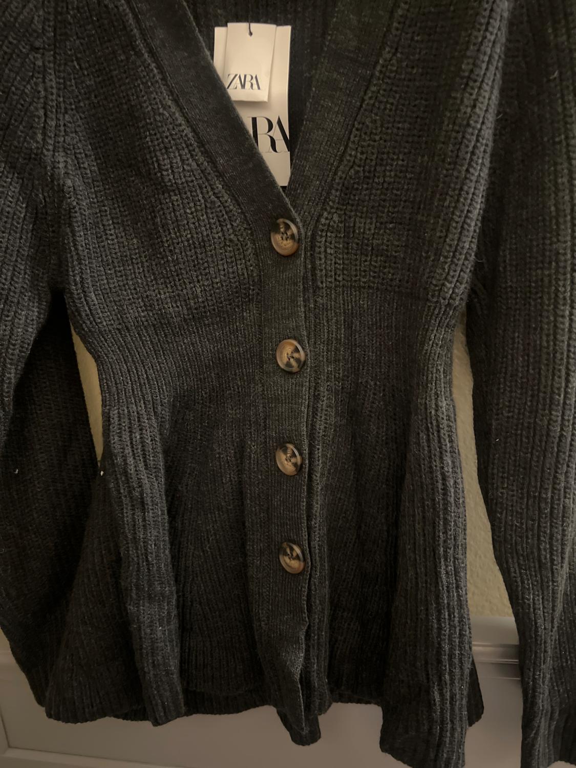 FITTED WAIST KNIT CARDIGAN - Image 4
