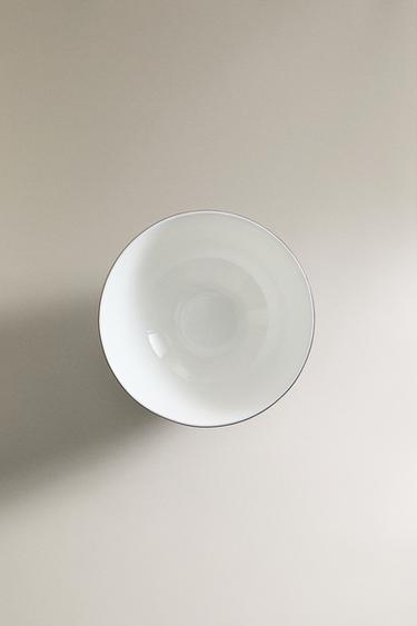 MINIBOL BONE CHINA FILET NOIR - Blanc / Noir de Zara - Image 4