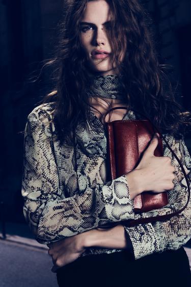 ANIMAL PRINT SHIRT - Snake by Zara