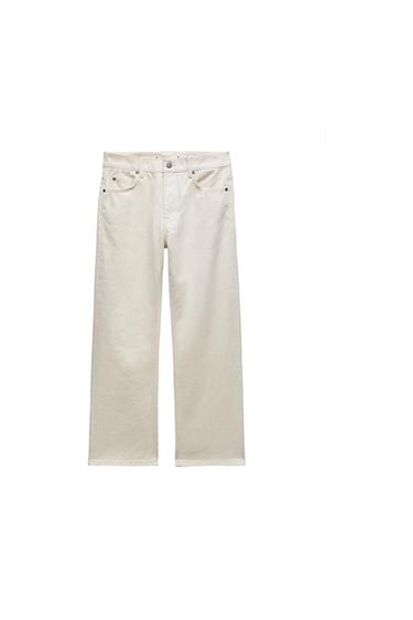 LOW RISE STRAIGHT LEG VELVET JEANS ZW COLLECTION