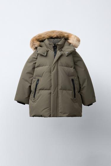 VODOODPORNA PUHOVKA, ODPORNA NA VETER - Kaki de Zara - Slika 0