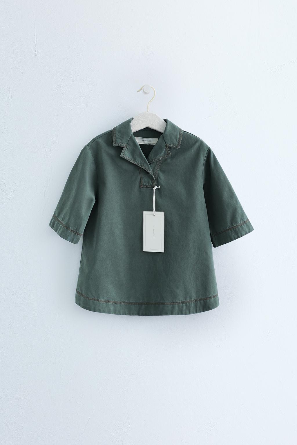 ZARA TIMELESS - FLUID SHIRT DRESS