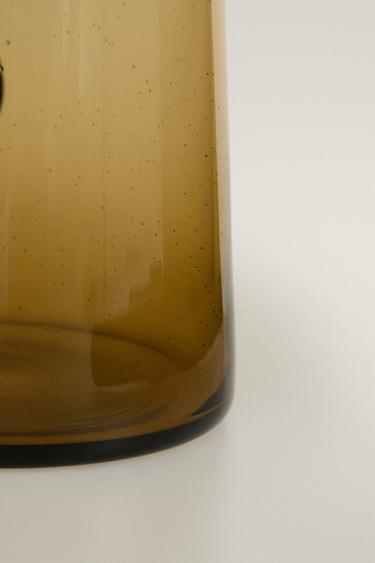 PICHET VERRE BULLES - Marron / Vert de Zara - Image 3