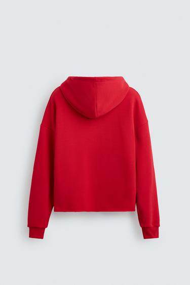 EMBROIDERED HOODIE © OTIS KWAME KYE QUAICOE - Red by Zara - Image 8
