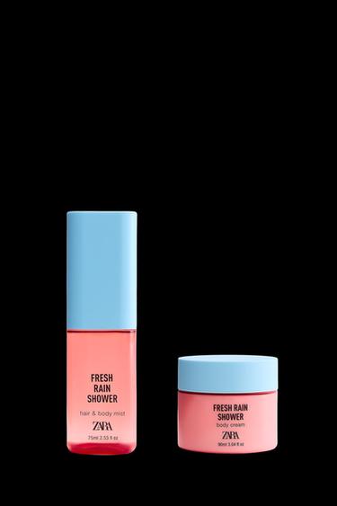 FRESH RAIN SHOWER HAIR & BODY MIST 75ML (2.54 FL. OZ) + BODY CREAM 90ML (3.04 FL.OZ) -  by Zara - Image 0