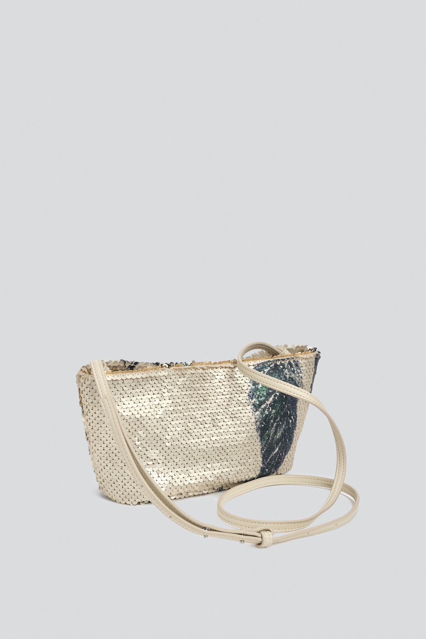 Женская сумка Zara Limited Edition Printed Crossbody, цвет: Разноцветный — фото 2