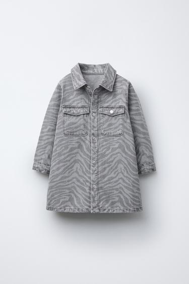 ZEBRA PRINT DRESS - Grey by Zara - Image 0
