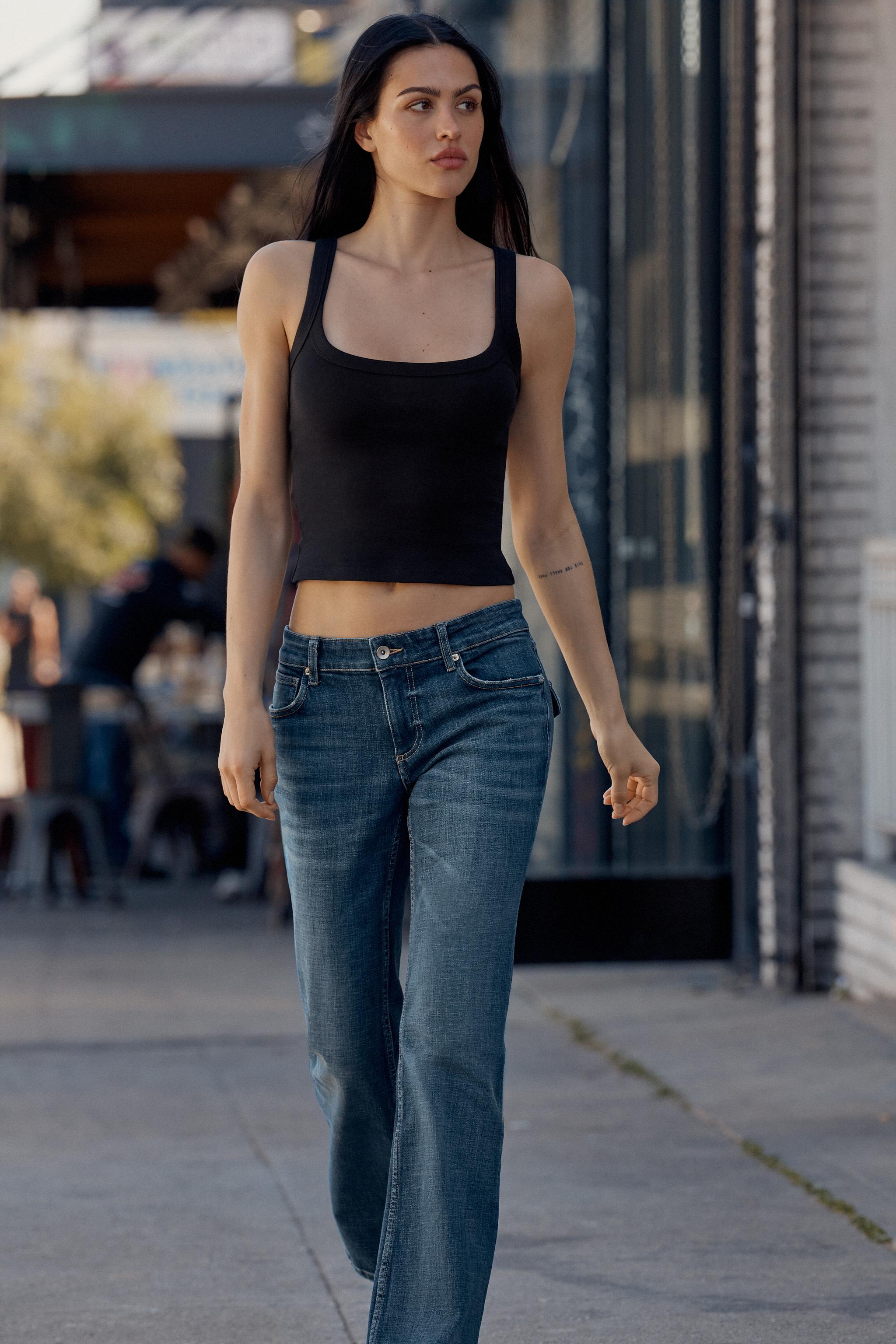 COTTON TANK TOP — Black