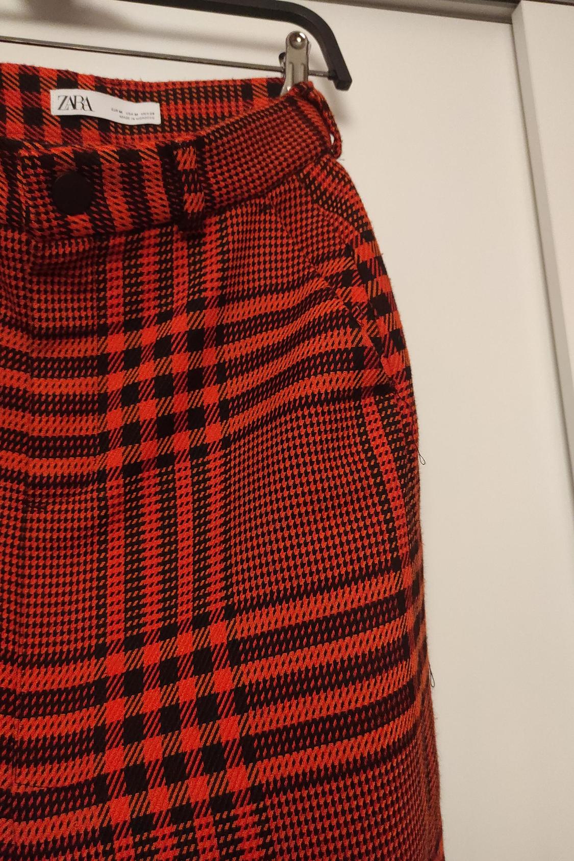 CHECK PENCIL SKIRT - Image 2