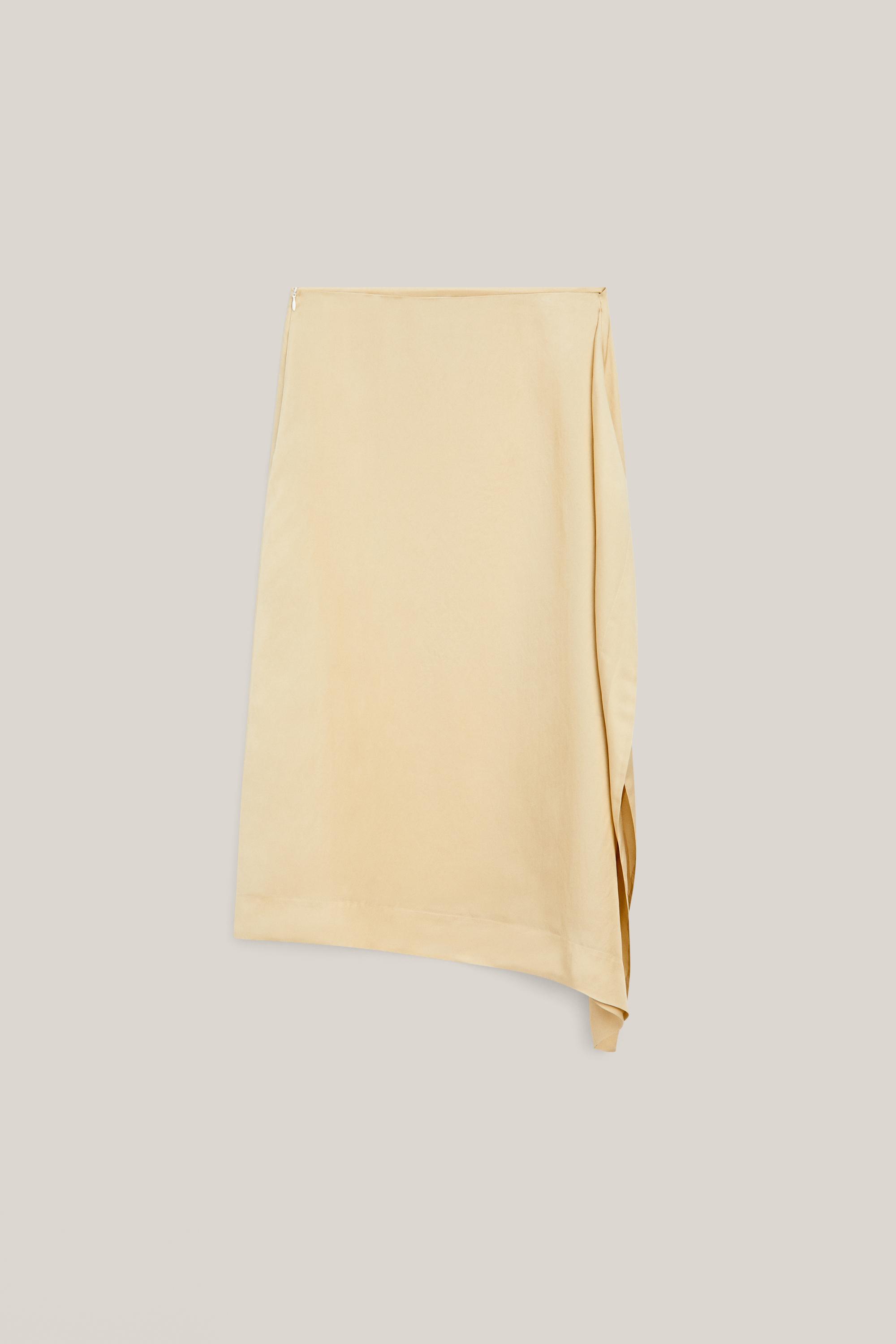 Flowing midi pareo skirt