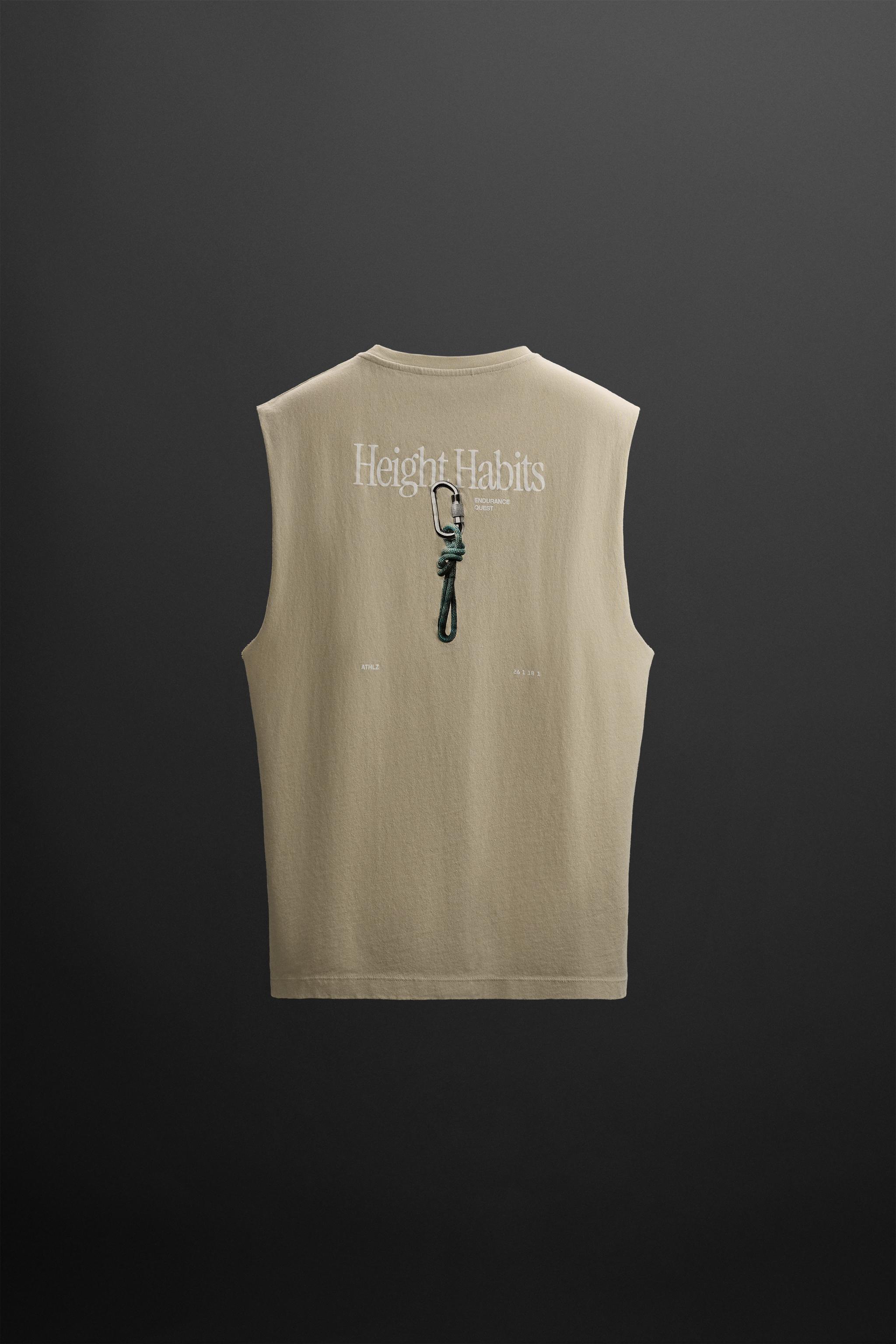 GRAPHIC PRINT TANK TOP - Ecru | ZARA Canada
