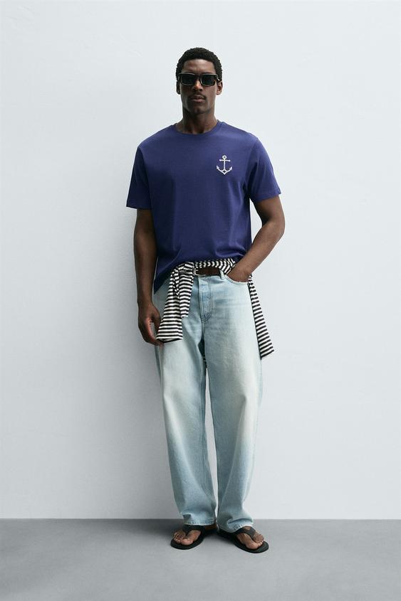 ANCHOR EMBROIDERY T-SHIRT