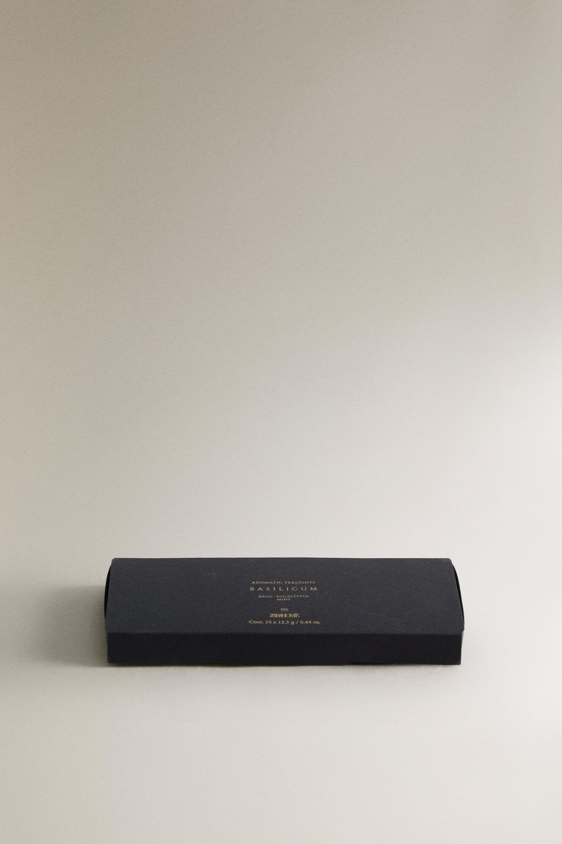 PACK OF BASILICUM SCENTED TEALIGHT CANDLES (PACK OF 10) Mint ZARA