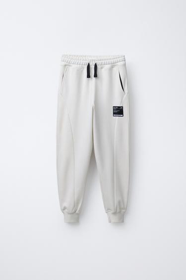INTERLOCK PIQUÉ JOGGING BOTTOMS - Ice by Zara - Image 0