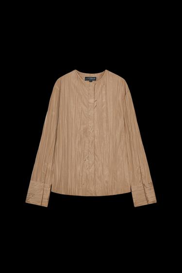 PLISSEEHEMD ZW COLLECTION - Beige von Zara - Bild 0