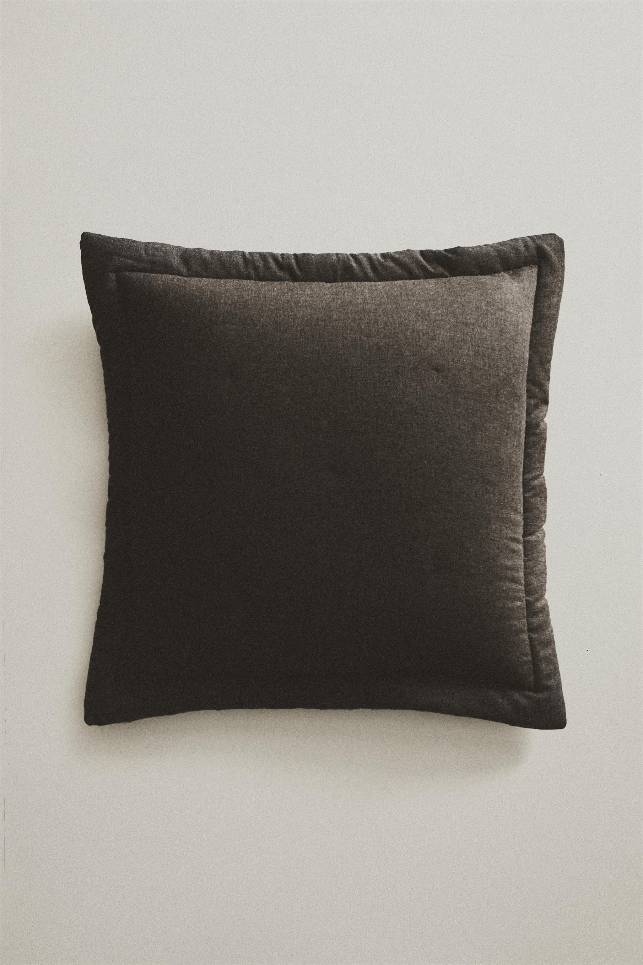 HOUSSE DE COUSSIN COTON CACHEMIRE