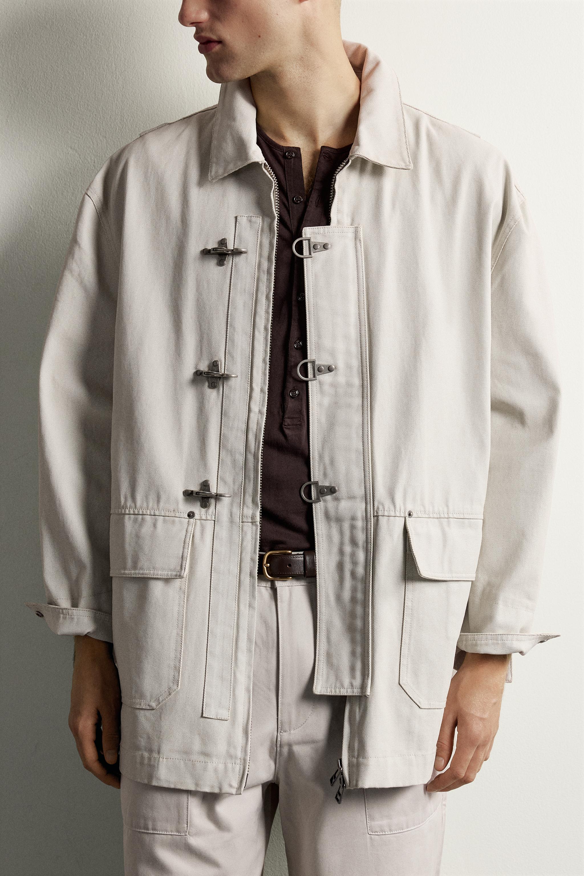 PARKA RELAXED FIT ALAMARES MÉTALLIQUES