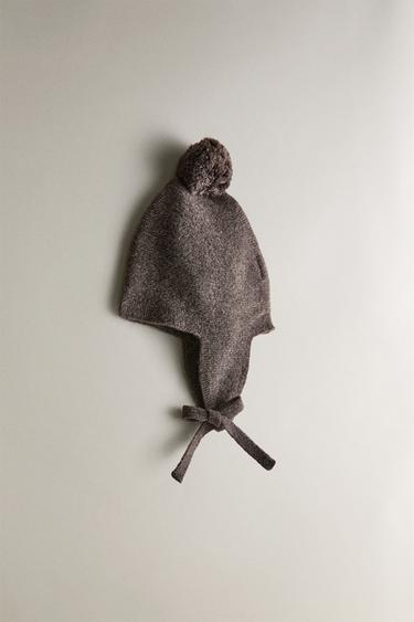 CHILDREN'S CASHMERE HAT - Brown by Zara - Image 1