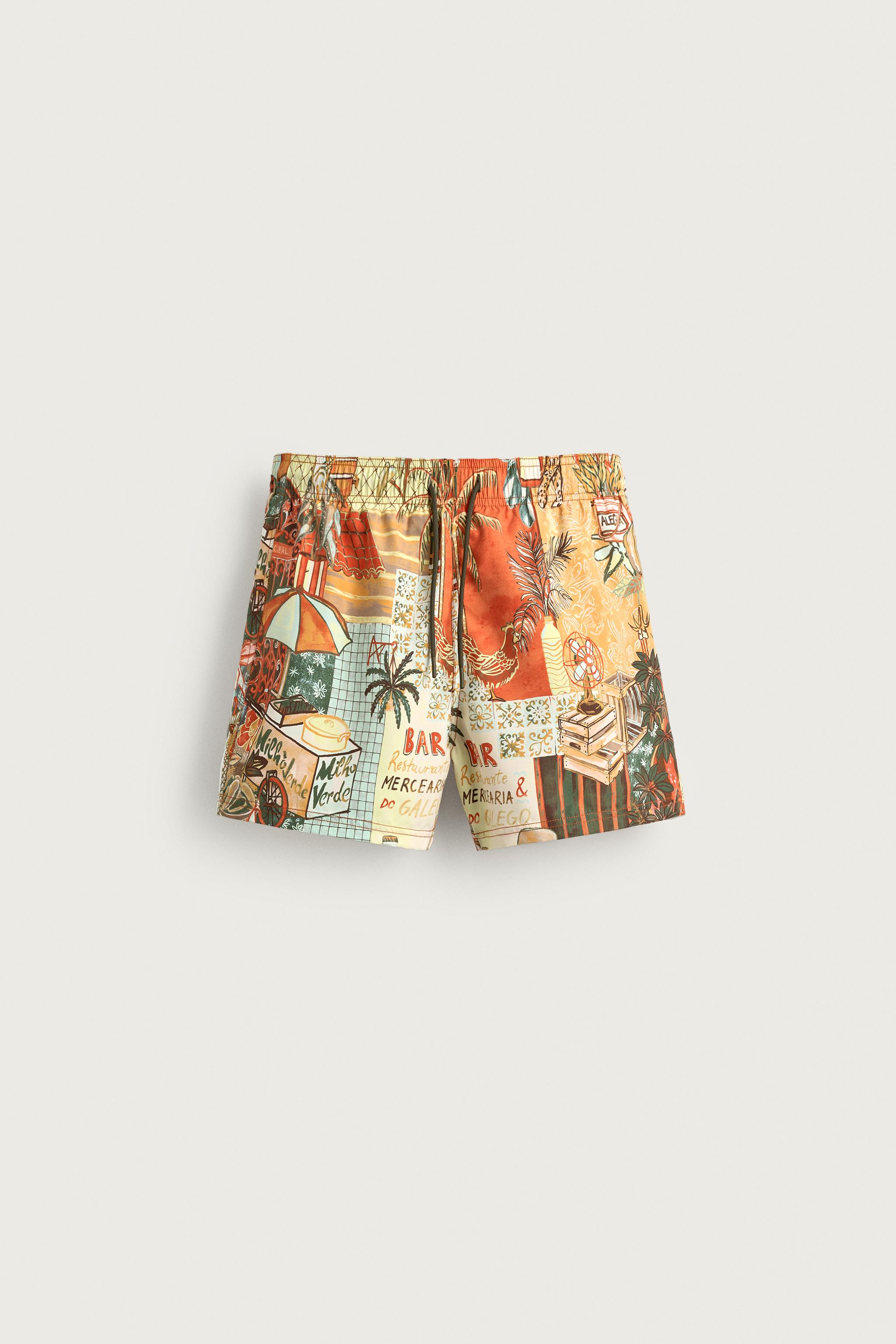 STREET PRINT MEDIUM SWIM SHORTS — various