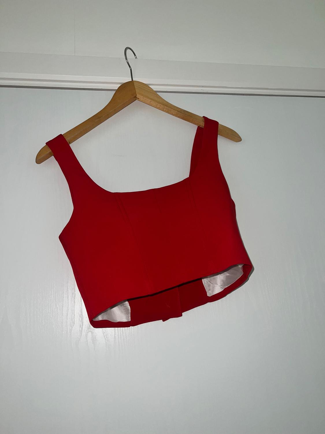 BEAUTIFUL CROP TOP SILVER BUTTONS - Image 5