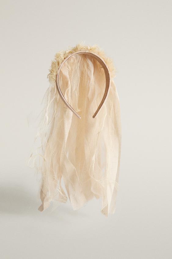 SERRE-TÊTE MARIÉE ENFANT HALLOWEEN - Crème de Zara - Image 0
