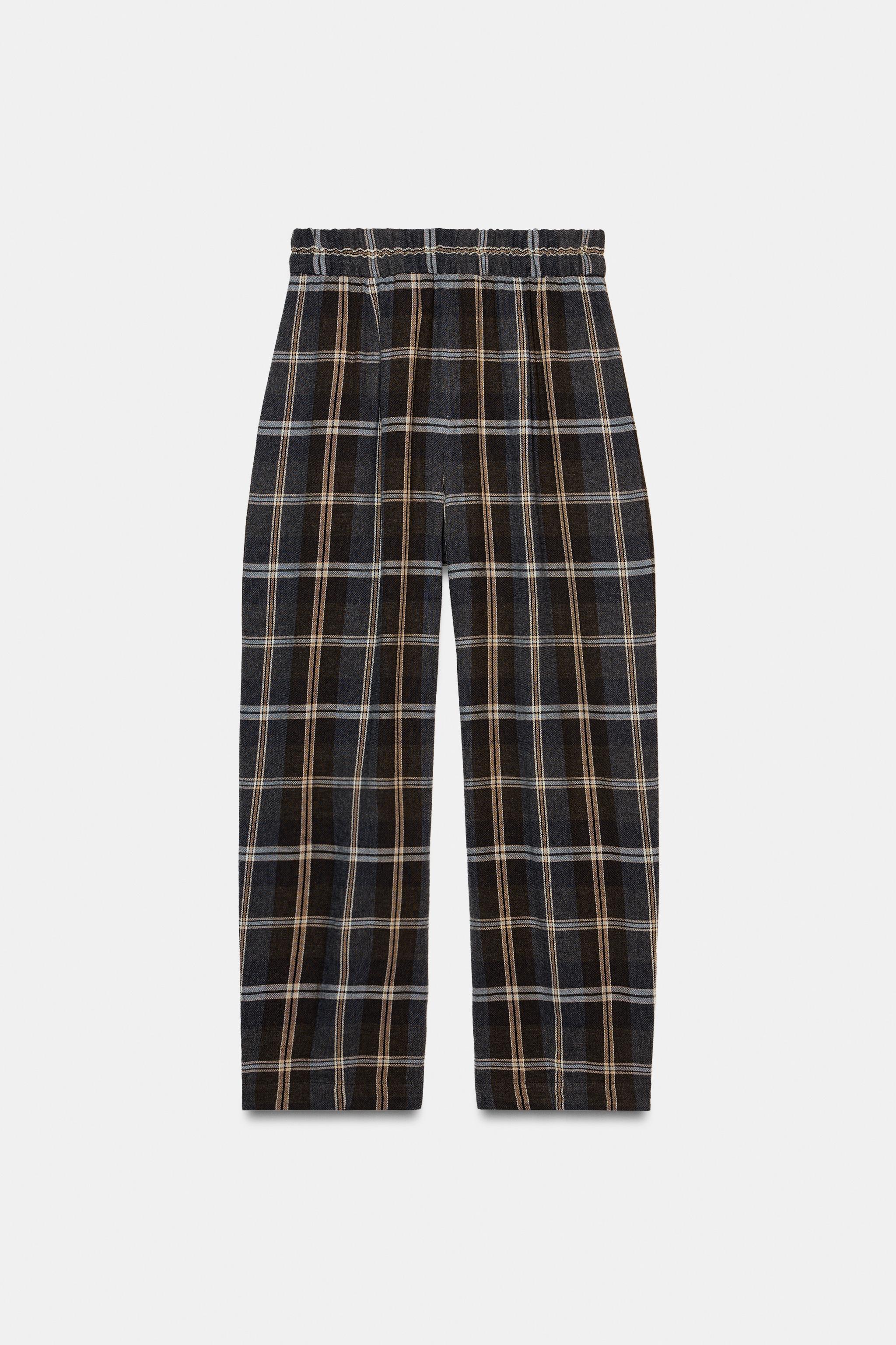 PANTALON À CARREAUX ZW COLLECTION