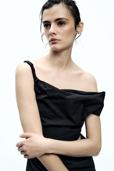 CUT OUT DRESS ZW COLLECTION - Black by Zara