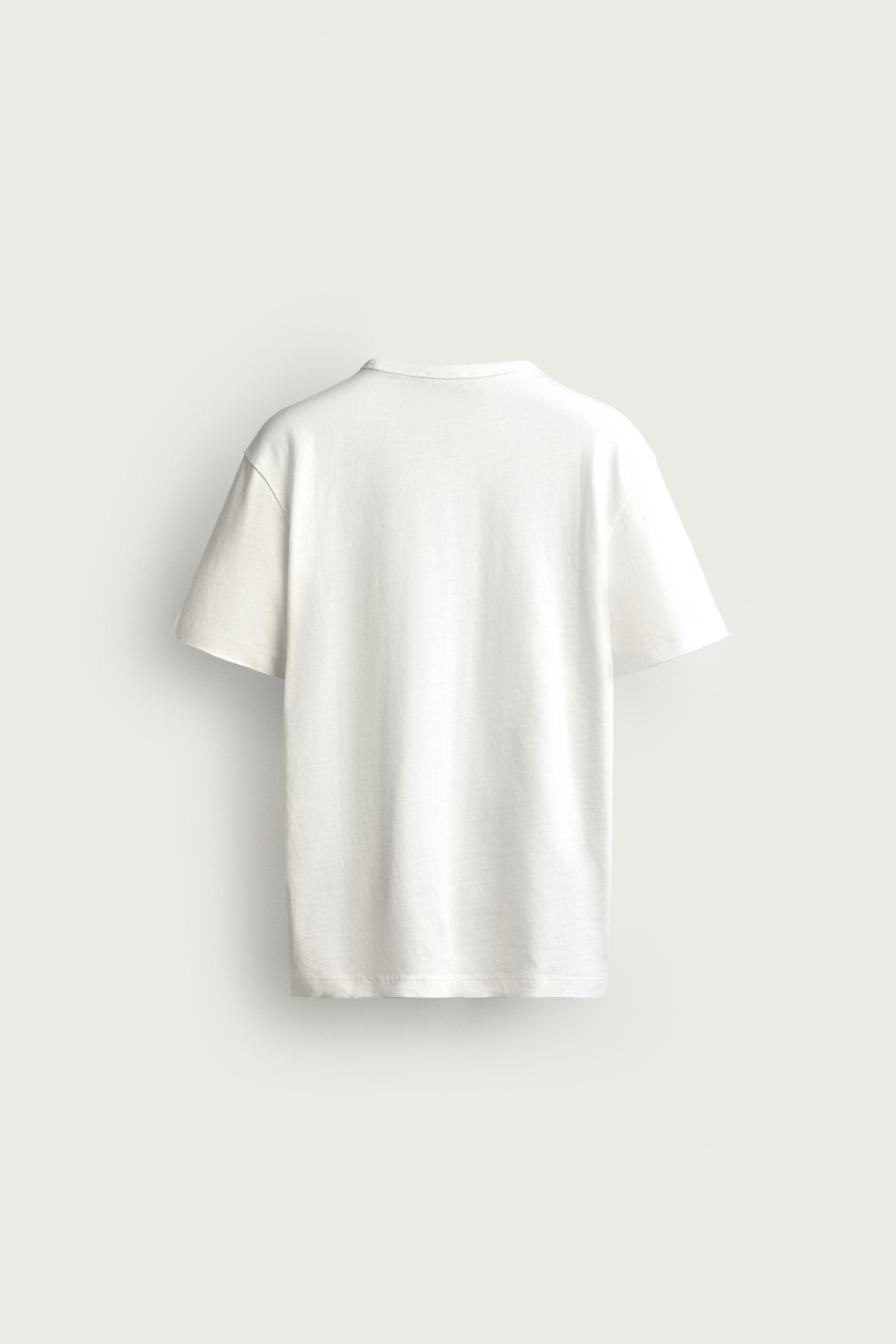LOT DE 2 T-SHIRTS BRODÉS FRUIT OF THE LOOM™