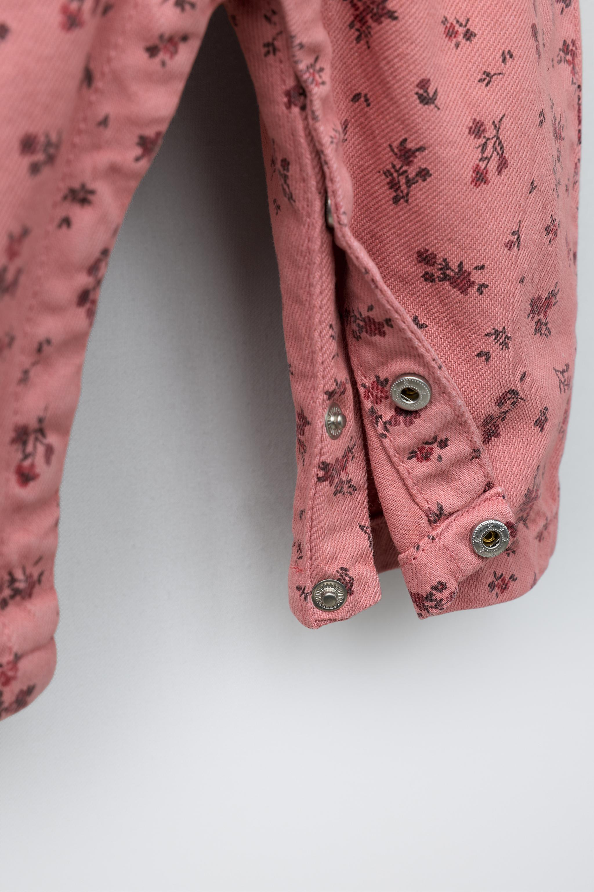 FLORAL TWILL OVERALLS