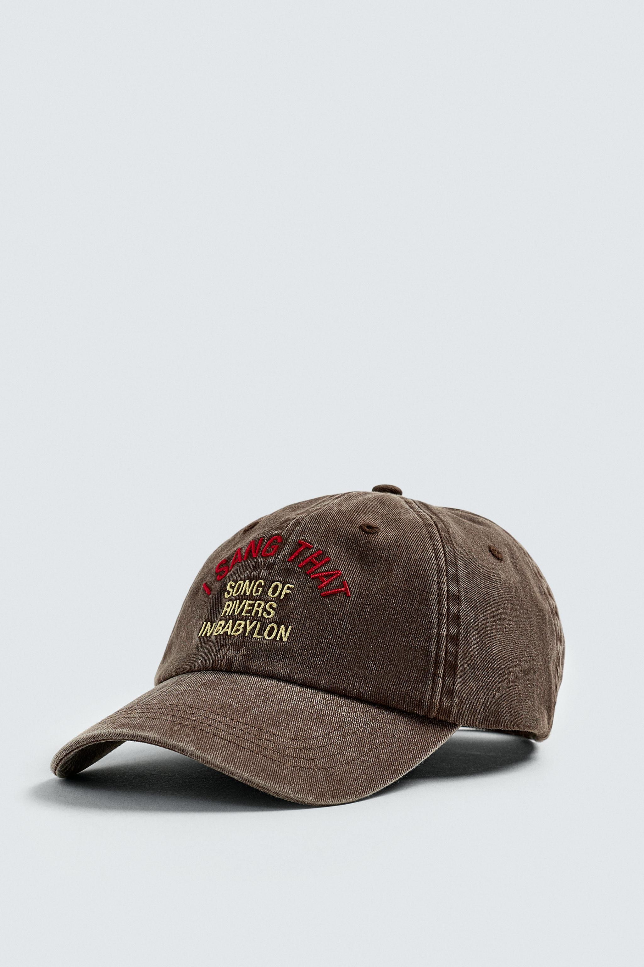 CASQUETTE DÉLAVÉE INSCRIPTION BRODÉE CONTRASTÉE