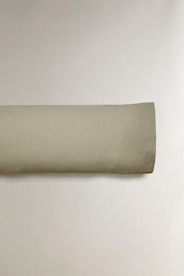 STRIPED SEERSUCKER PILLOWCASE - Green by Zara - Image 4