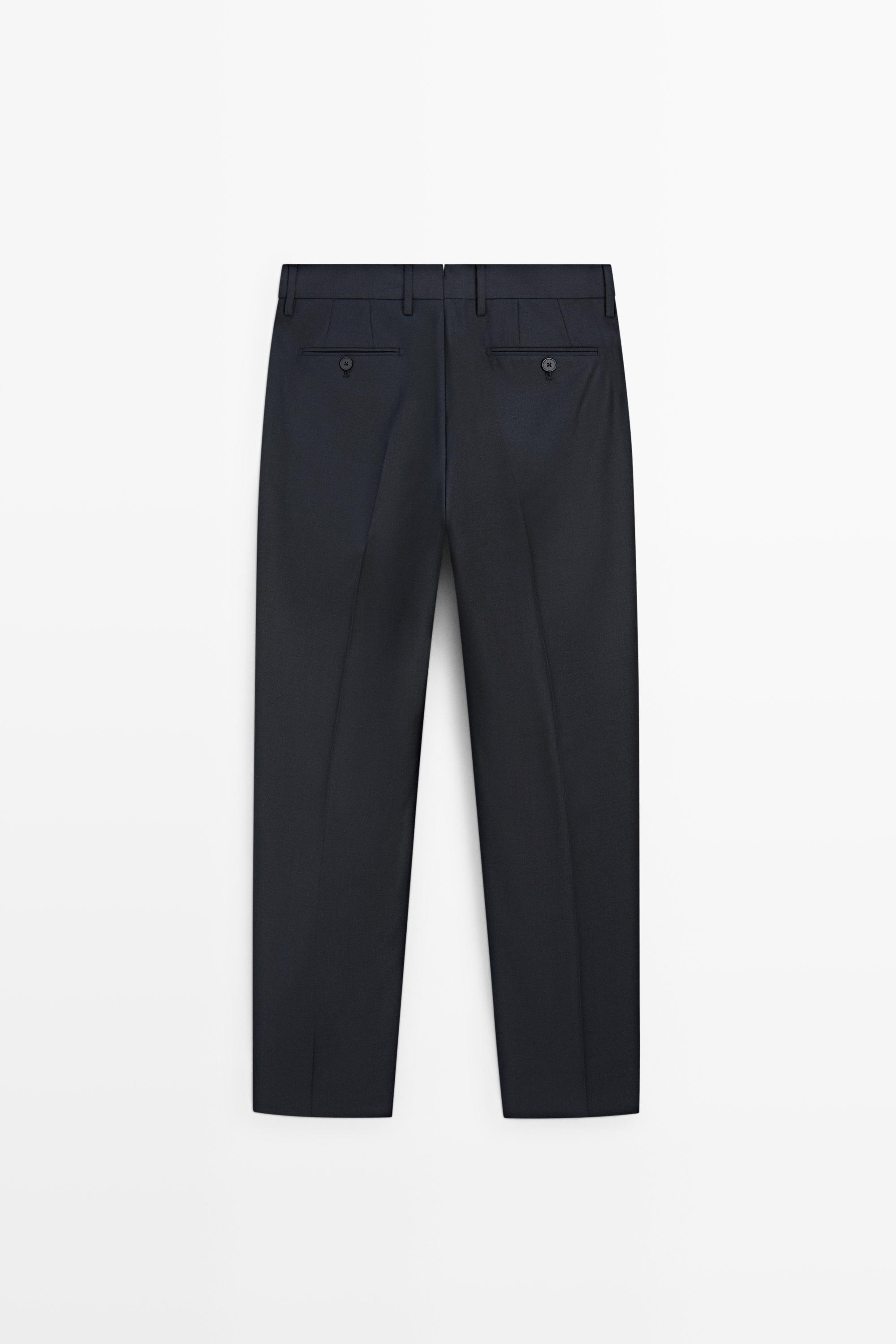 Pantalon de costume 100 % laine