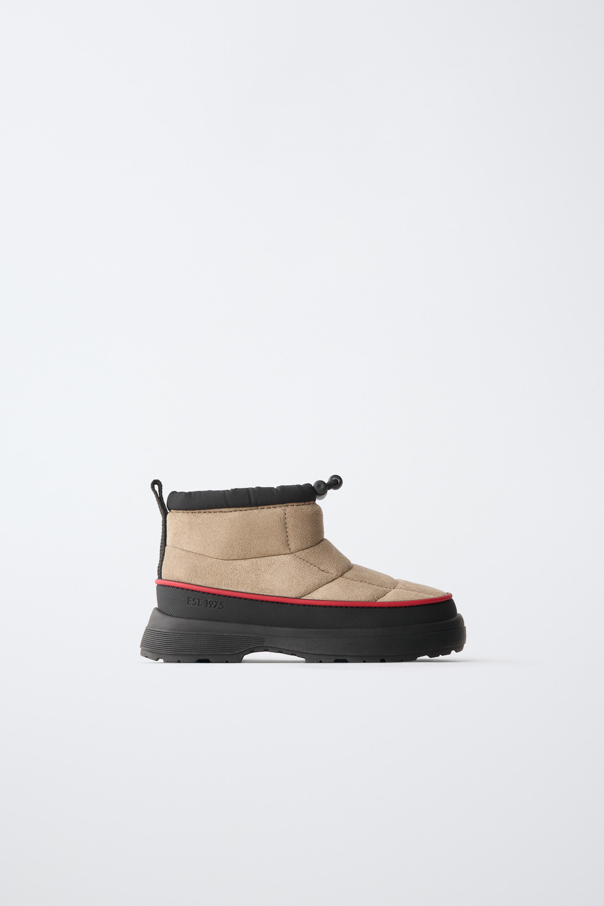 BOTTINES MATELASSÉ CONTRASTE