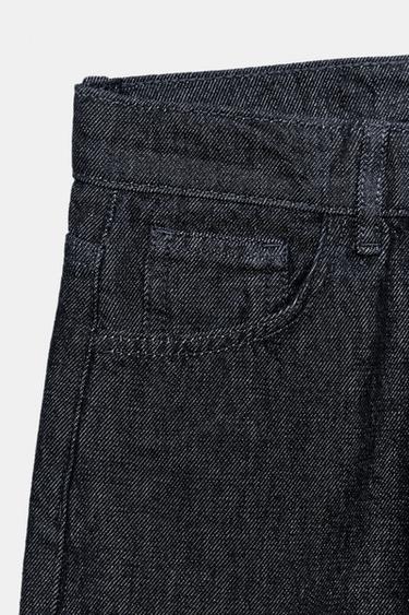 JEAN ZW COLLECTION JAMBES LARGES TAILLE HAUTE - Bleu de Zara - Image 6