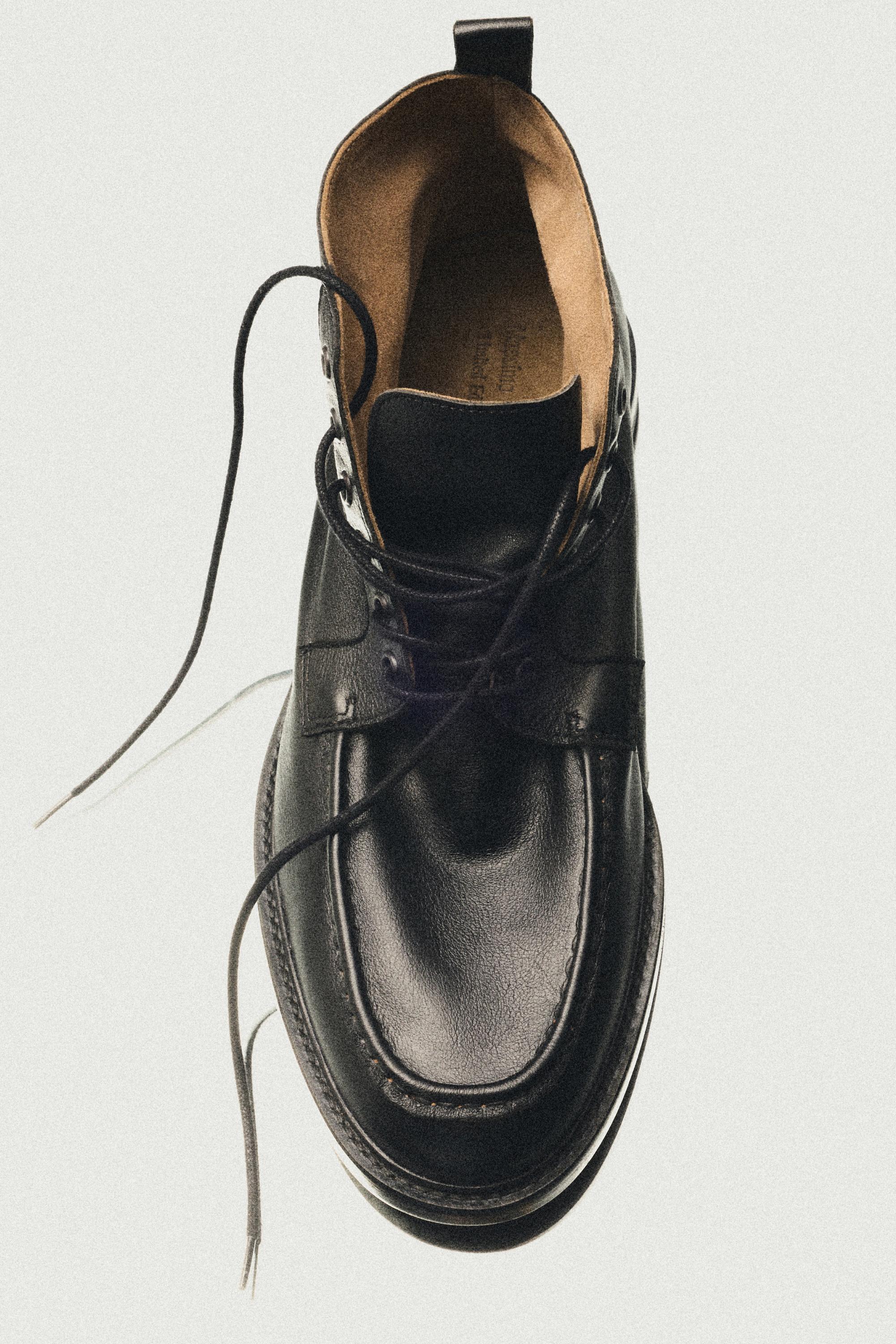 Soft leather lace-up ankle boot - LIMITED EDITION