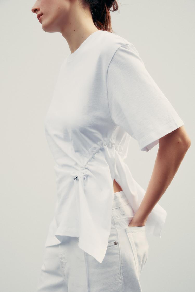 ASYMMETRIC STOPPER T-SHIRT
