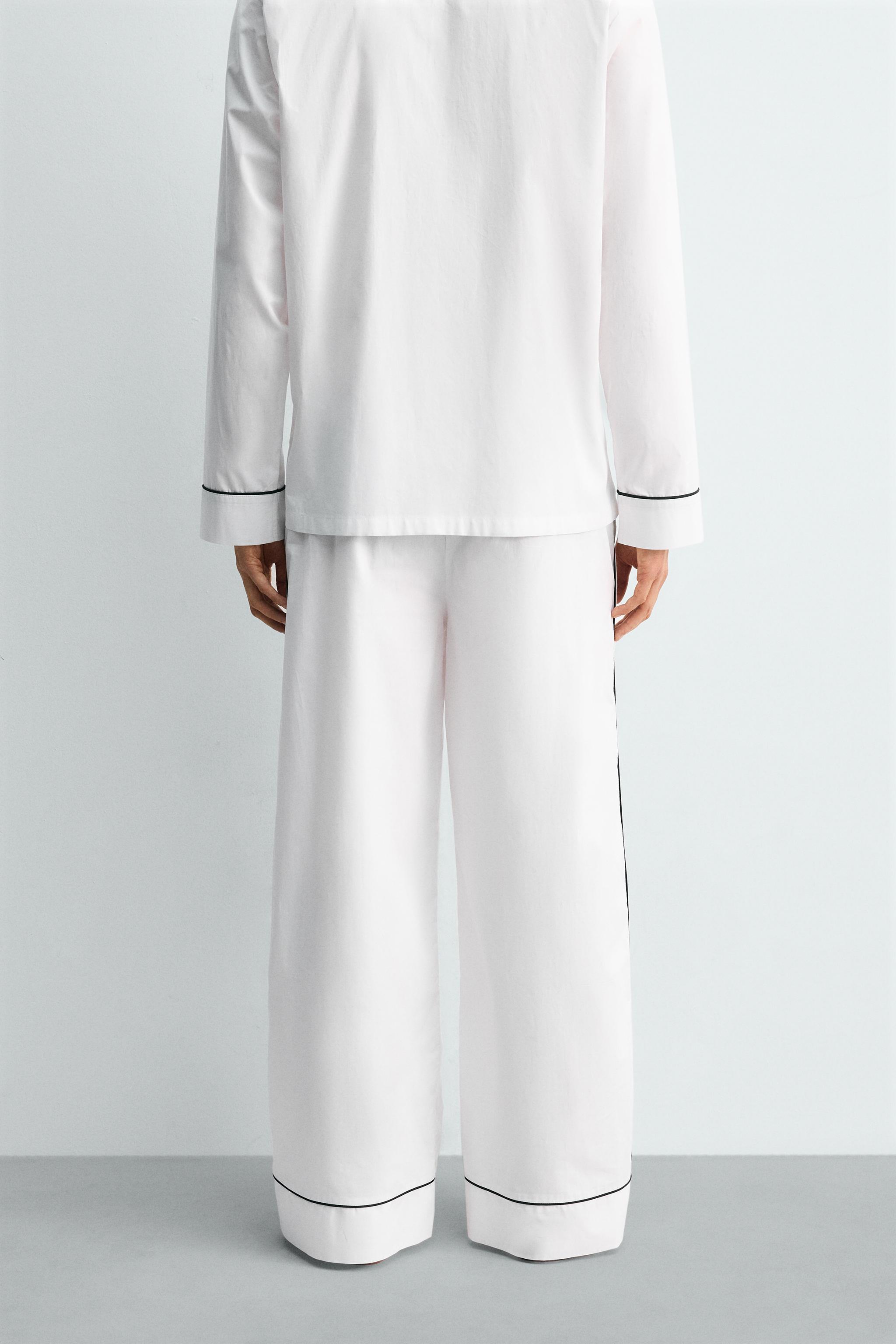 LIMITED EDITION PAJAMA SET WITH CONTRAST PIPING